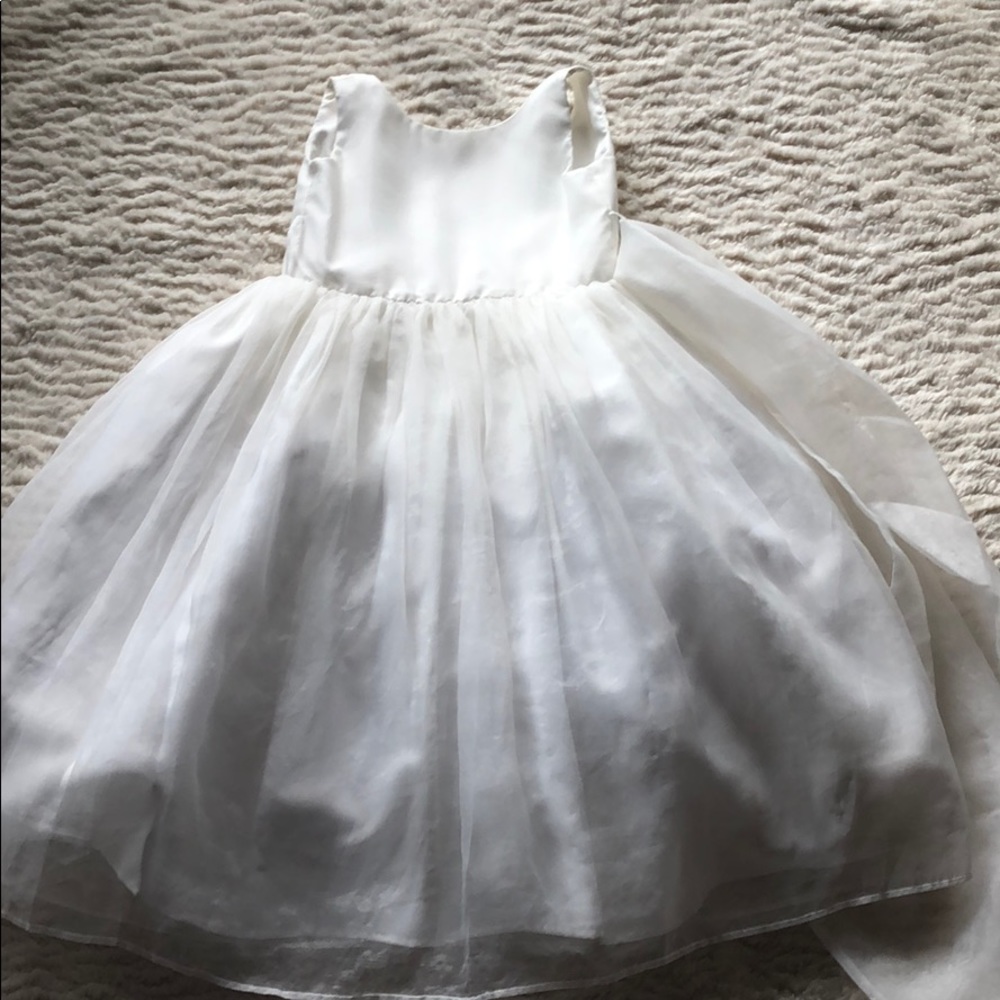 Us Angels White Organza Dress from Nordstrom’s EUC